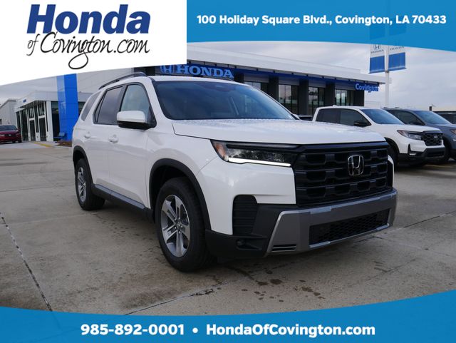 Platinum White 2026 Honda Pilot SUV / Crossover Front-Wheel Drive Automatic