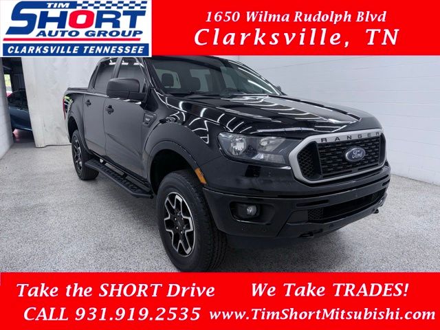 Shadow Black 2019 Ford Ranger XLT SuperCrew RWD Pickup Truck 4X2 Automatic