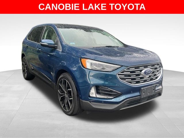 Atlas Blue Metallic Blue 2020 Ford Edge SUV / Crossover All-Wheel Drive 8-Speed Automatic