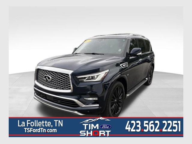 Hermosa Blue 2019 INFINITI QX80 SUV / Crossover All-Wheel Drive 7-Speed Automatic