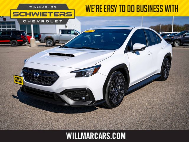 Ceramic White 2023 Subaru WRX Premium AWD Sedan All-Wheel Drive 6-Speed Manual