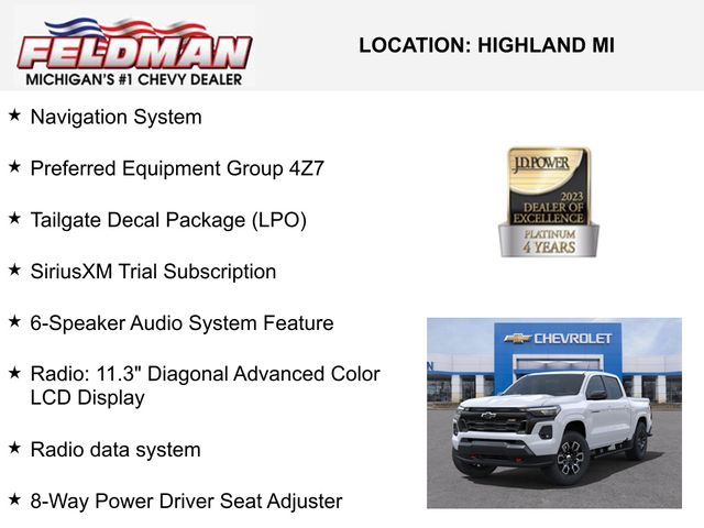 New 2025 Chevrolet Colorado For Sale in New Hudson, MI