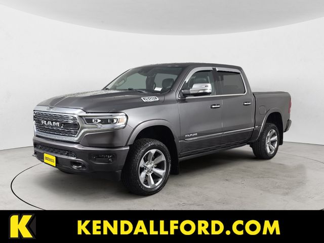 Gray (Granite Crystal Metallic Clearcoat) 2020 RAM 1500 Pickup Truck Four-Wheel Drive 8-Speed Automatic