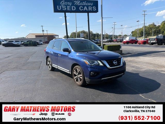 Caspian Blue Metallic 2020 Nissan Pathfinder SUV / Crossover Four-Wheel Drive Continuously Variable Transmission