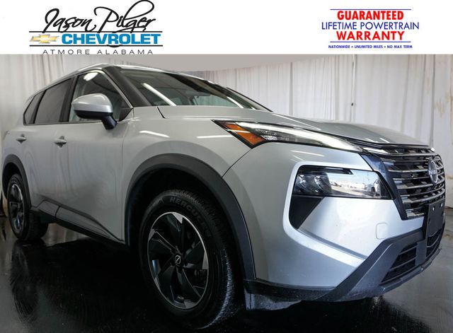 Brilliant Silver Metallic 2024 Nissan Rogue SUV / Crossover All-Wheel Drive Continuously Variable Transmission