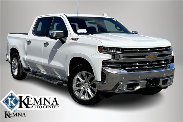 Summit White 2021 Chevrolet Silverado 1500 Pickup Truck Four-Wheel Drive Automatic