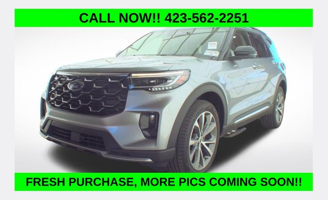 Silver Metallic 2025 Ford Explorer Platinum AWD SUV / Crossover All-Wheel Drive Automatic