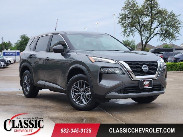 Gray (Gun Metallic) 2023 Nissan Rogue S AWD SUV / Crossover All-Wheel Drive Continuously Variable Transmission