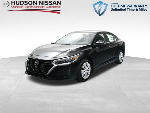 2025 Super Black Nissan Sentra S FWD Sedan