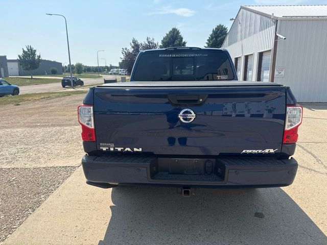 2019 Deep Blue Pearl Nissan Titan PRO-4X 4X4 Truck