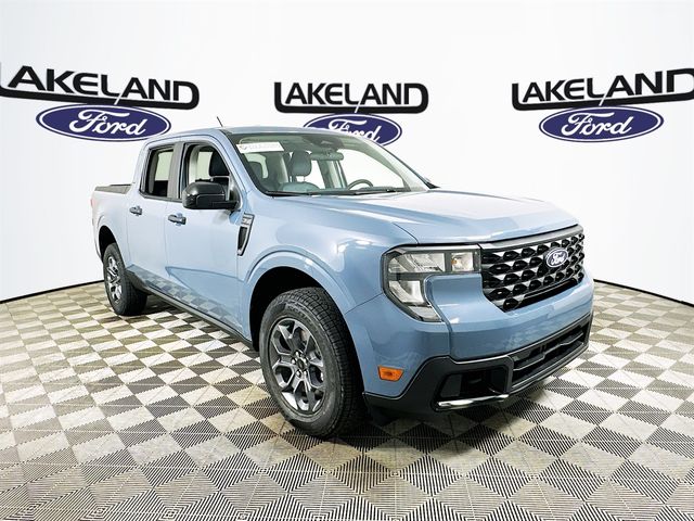 Blue (Azure Gray Metallic Tri-Coat) 2025 Ford Maverick Pickup Truck All-Wheel Drive 8-Speed Automatic