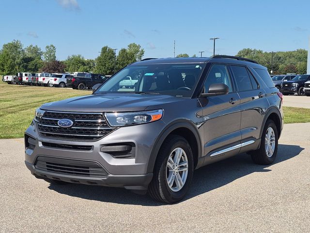 Gray Metallic 2021 Ford Explorer SUV / Crossover All-Wheel Drive Automatic