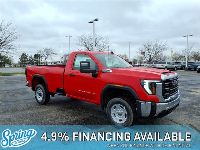 Cardinal Red 2026 GMC Sierra 2500HD Pro Regular Cab LB 4WD Pickup Truck Four-Wheel Drive Automatic