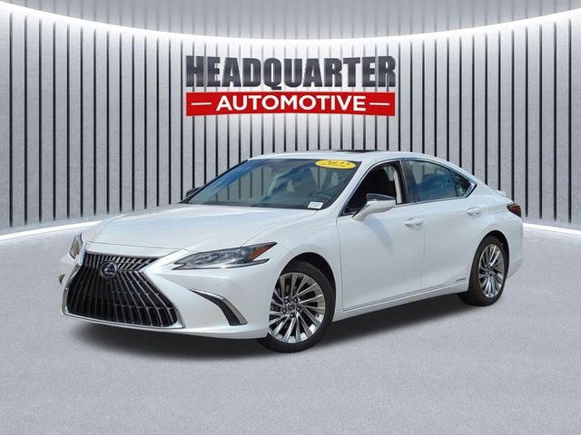Eminent White Pearl 2022 Lexus ES Hybrid 300h Ultra Luxury FWD Sedan Front-Wheel Drive Continuously Variable Transmission