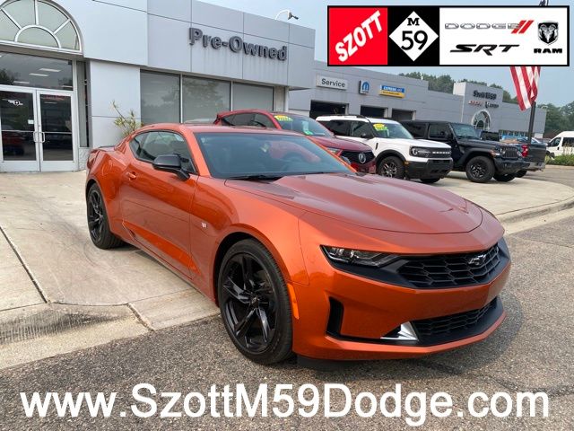Vivid Orange Metallic 2024 Chevrolet Camaro Coupe Rear-Wheel Drive Automatic