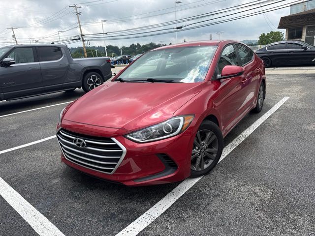 Scarlet Red 2018 Hyundai Elantra Sedan Front-Wheel Drive 6-Speed Automatic