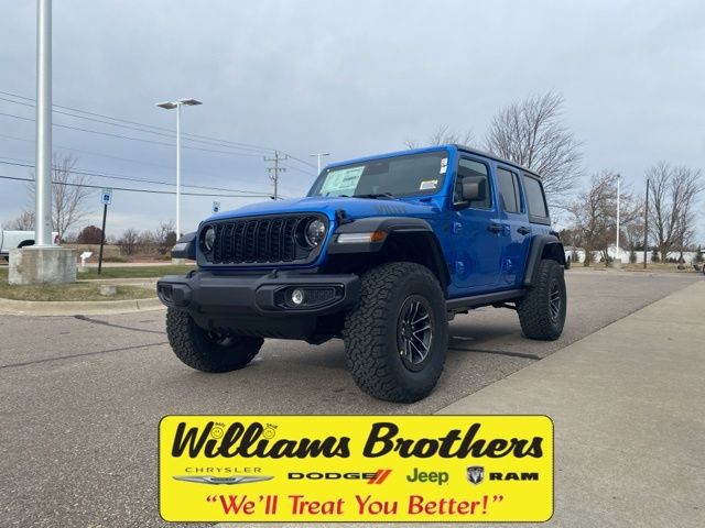 2026 Jeep Wrangler Willys - Hydro Blue Pearl Coat exterior view 1