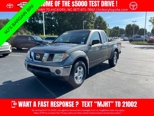 Storm Gray 2008 Nissan Frontier Pickup Truck Four-Wheel Drive 5-Speed Automatic Overdrive