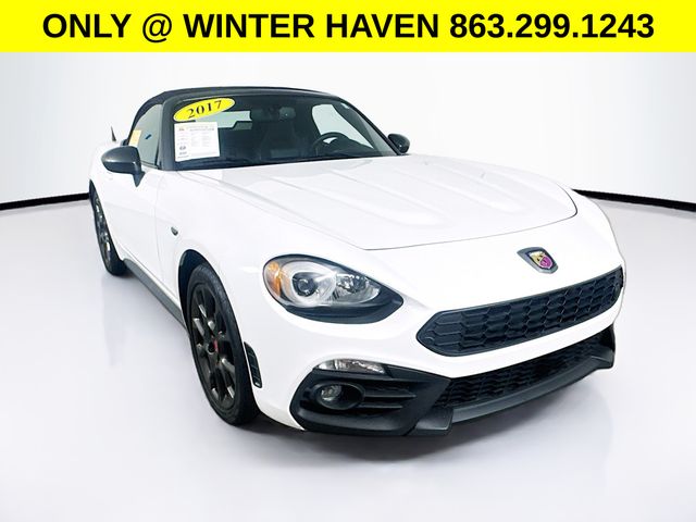 White 2017 FIAT 124 Spider Elaborazione Abarth RWD Convertible Rear-Wheel Drive 6-Speed Manual