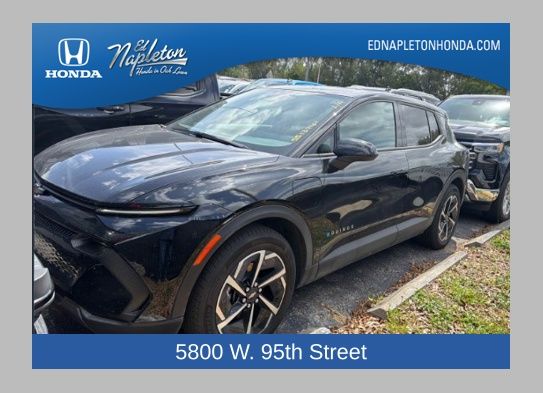 Black 2025 Chevrolet Equinox EV LT FWD SUV / Crossover Front-Wheel Drive 1-Speed Automatic