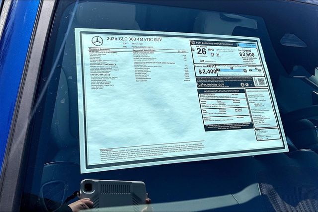 New 2026 Blue Mercedes-Benz GLC 300 image 14