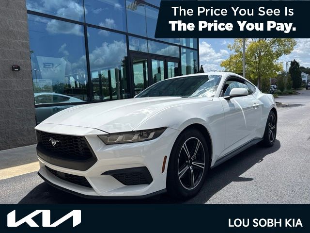 Oxford White 2025 Ford Mustang Coupe Rear-Wheel Drive Automatic