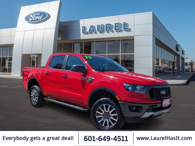 Race Red 2022 Ford Ranger Pickup Truck Four-Wheel Drive Automatic