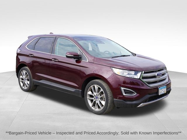 Red (Burgundy Velvet Metallic Tinted Clearcoat) 2017 Ford Edge SUV / Crossover All-Wheel Drive 6-Speed Automatic