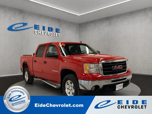 Fire Red 2009 GMC Sierra 1500 Pickup Truck Four-Wheel Drive 6-Speed Automatic