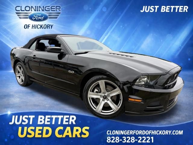 Black 2013 Ford Mustang GT Premium Convertible RWD Convertible Rear-Wheel Drive 6-Speed Automatic