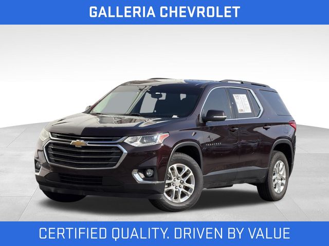 Black Cherry Metallic 2021 Chevrolet Traverse SUV / Crossover Front-Wheel Drive 9-Speed Automatic