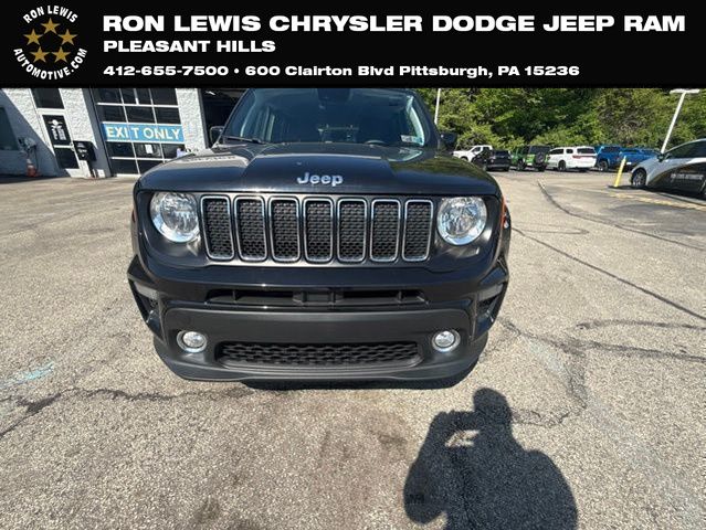 Black Clearcoat 2021 Jeep Renegade Latitude 4WD SUV / Crossover Four-Wheel Drive 9-Speed Automatic