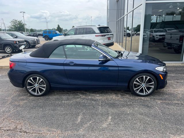 Deep Sea Blue Metallic 2016 BMW 2 Series Convertible All-Wheel Drive 8-Speed Automatic