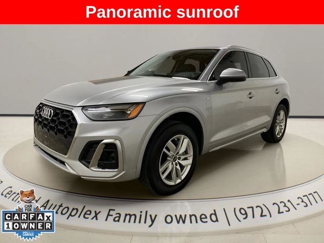 Silver Metallic 2023 Audi Q5 SUV / Crossover All-Wheel Drive 7-Speed Automatic