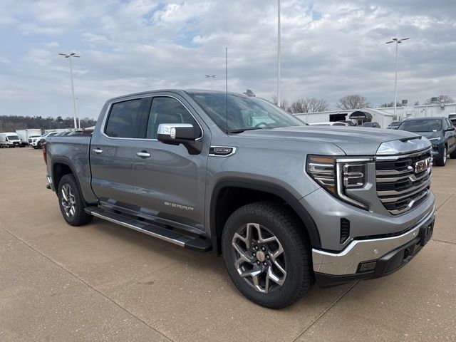 Sterling Metallic 2026 GMC Sierra 1500 SLT Crew Cab 4WD Pickup Truck Four-Wheel Drive Automatic