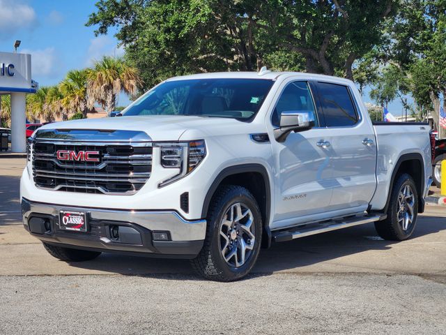 2023 GMC Sierra 1500 SLT White at DeMontrond Gulf Freeway