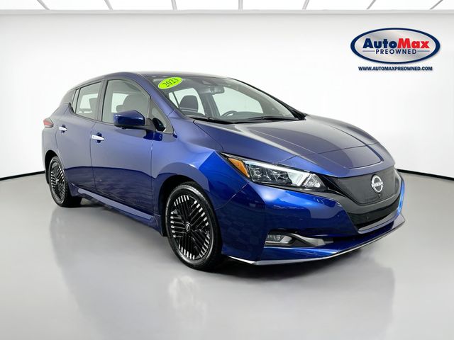 Deep Blue Pearl 2023 Nissan LEAF Hatchback Front-Wheel Drive Automatic