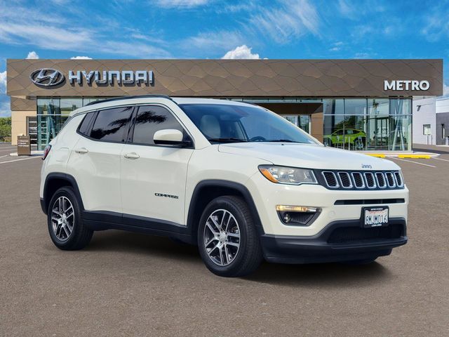 White Clearcoat 2019 Jeep Compass SUV / Crossover Front-Wheel Drive 6-Speed Automatic