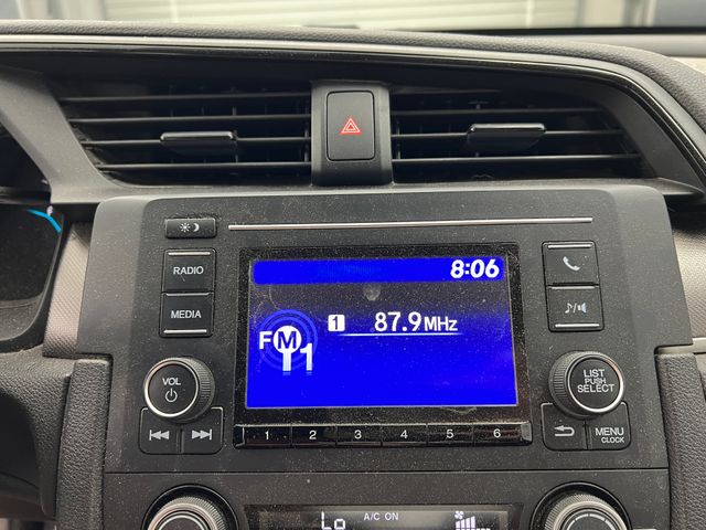 2020 Black Honda Civic LX FWD Sedan
