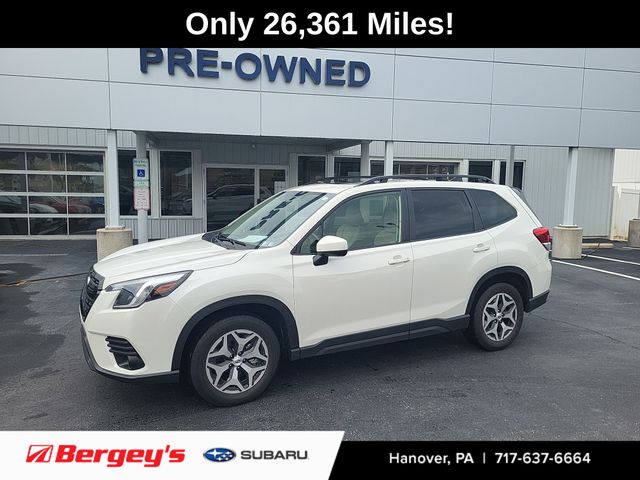Crystal White Pearl 2024 Subaru Forester SUV / Crossover All-Wheel Drive Continuously Variable Transmission