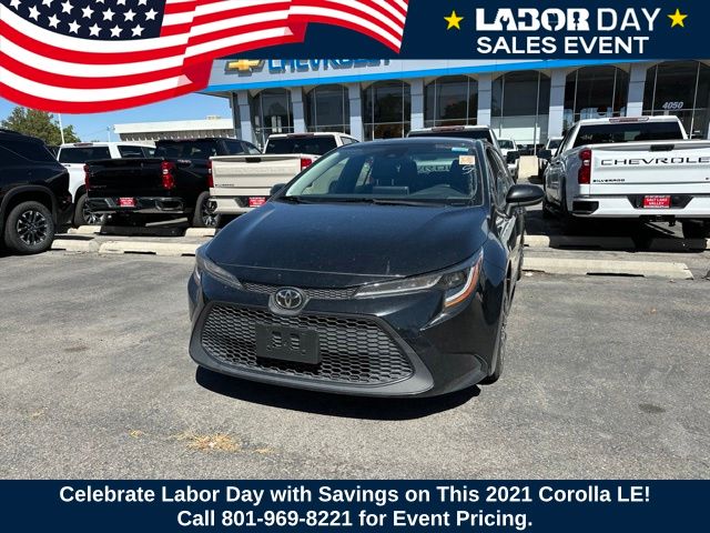 Black Sand Pearl 2021 Toyota Corolla Sedan Front-Wheel Drive Continuously Variable Transmission