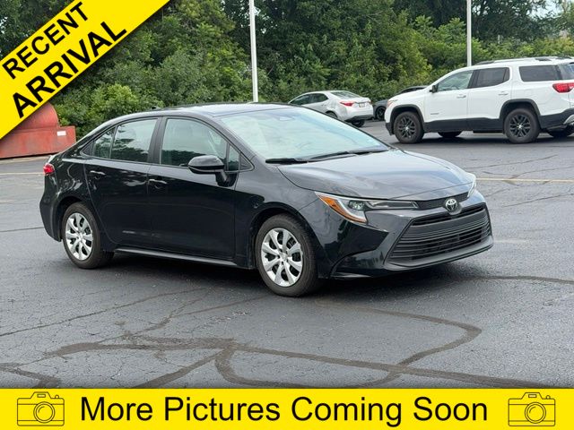 Midnight Black Metallic 2025 Toyota Corolla Sedan Front-Wheel Drive Continuously Variable Transmission