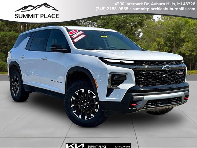 Summit White 2024 Chevrolet Traverse SUV / Crossover Four-Wheel Drive 8-Speed Automatic