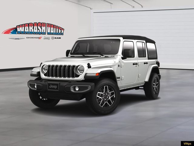 Bright White Clearcoat 2025 Jeep Wrangler SUV / Crossover Four-Wheel Drive 8-Speed Automatic
