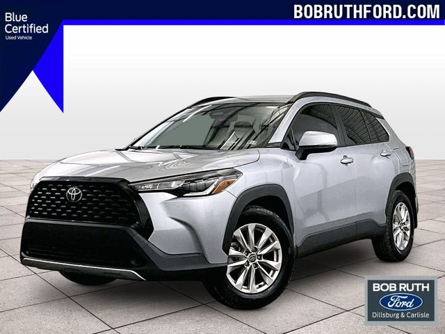 2023 Toyota Corolla Cross LE Silver at Phil Fitts Ford