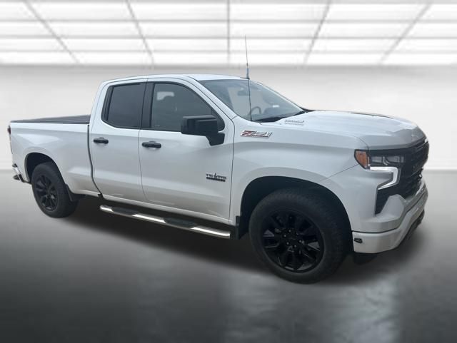 Summit White 2025 Chevrolet Silverado 1500 Pickup Truck Four-Wheel Drive Automatic