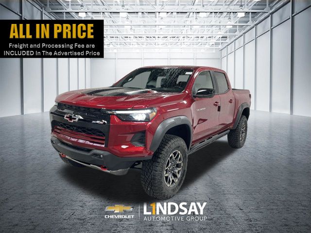Radiant Red Tintcoat 2026 Chevrolet Colorado ZR2 Crew Cab 4WD Pickup Truck Four-Wheel Drive 8-Speed Automatic