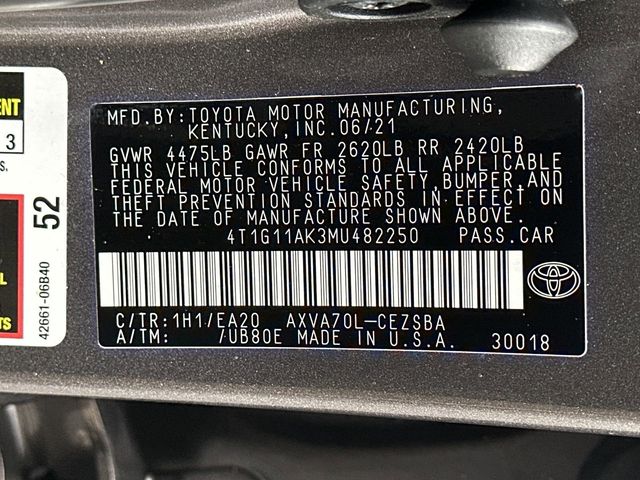 2021 Toyota Camry SE 28