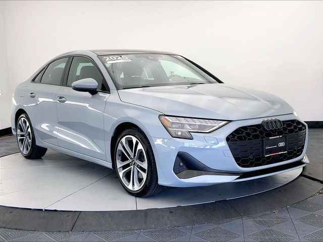 Gray Pearl 2025 Audi A3 quattro Premium Plus 40 TFSI Sedan All-Wheel Drive 7-Speed Automatic