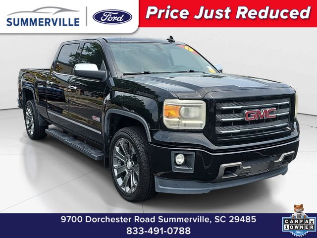 Onyx Black 2015 GMC Sierra 1500 SLE Crew Cab 4WD Pickup Truck Four-Wheel Drive 6-Speed Automatic Overdrive